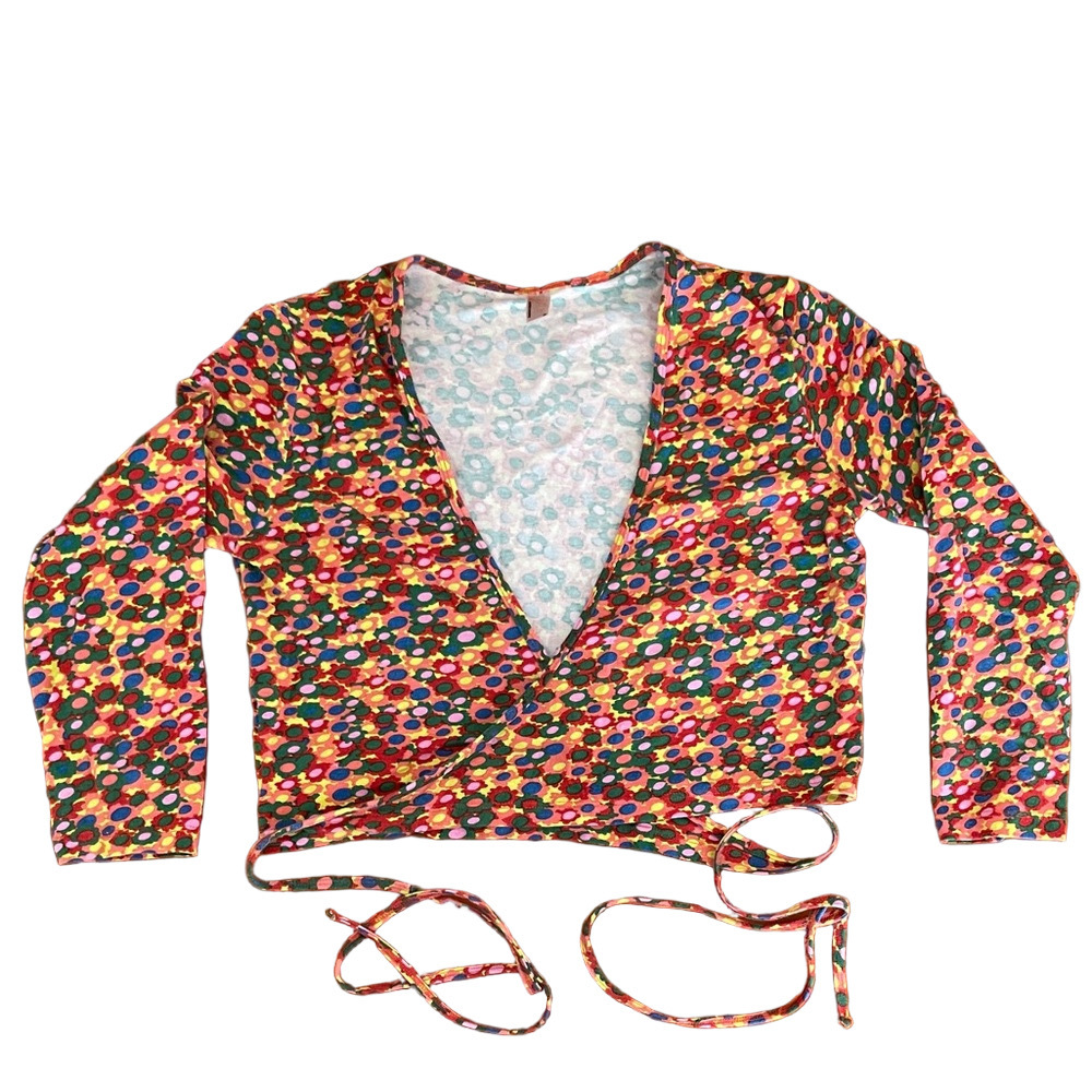 American Apparel Multicolor Floral Top